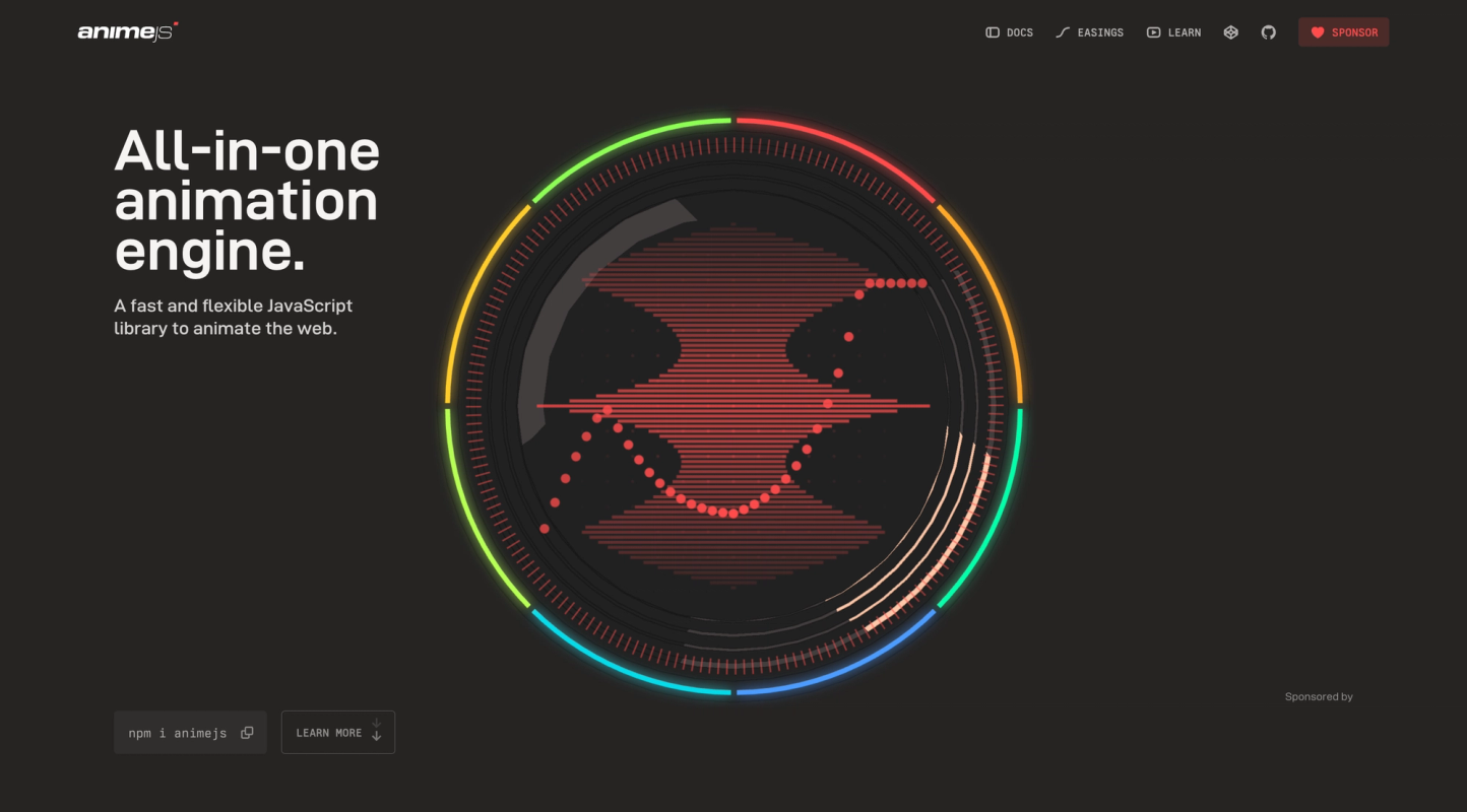 Anime.js screenshot 1