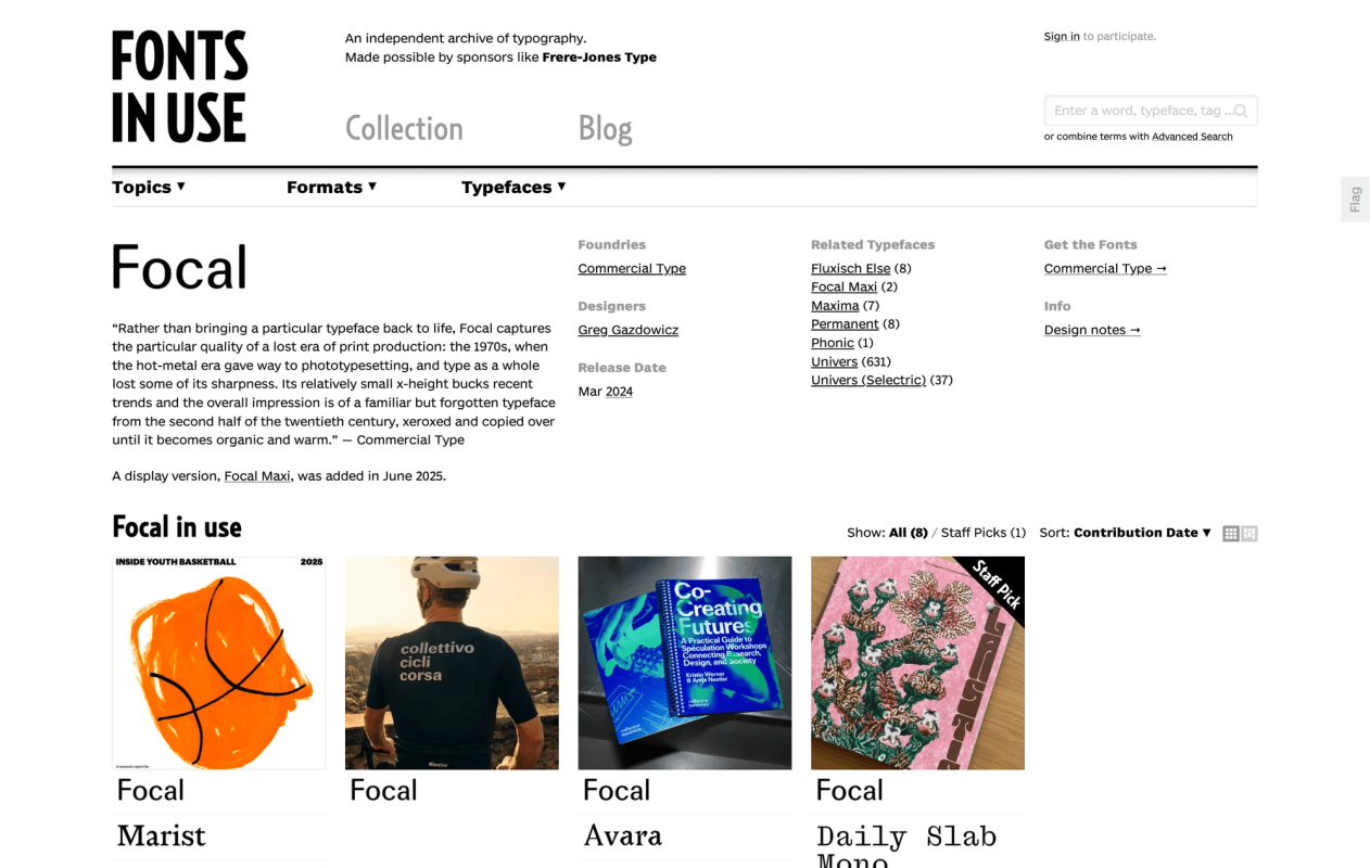 Fonts In Use screenshot 3
