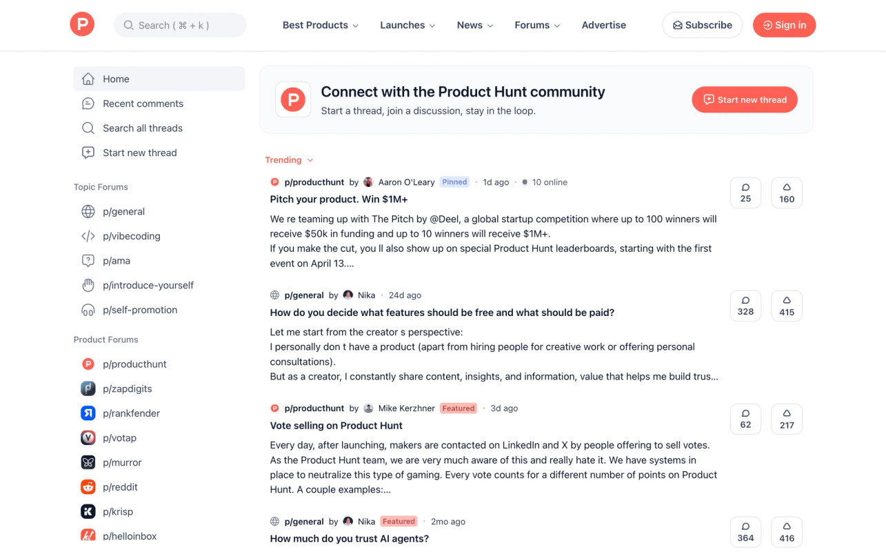 Product Hunt screenshot 4
