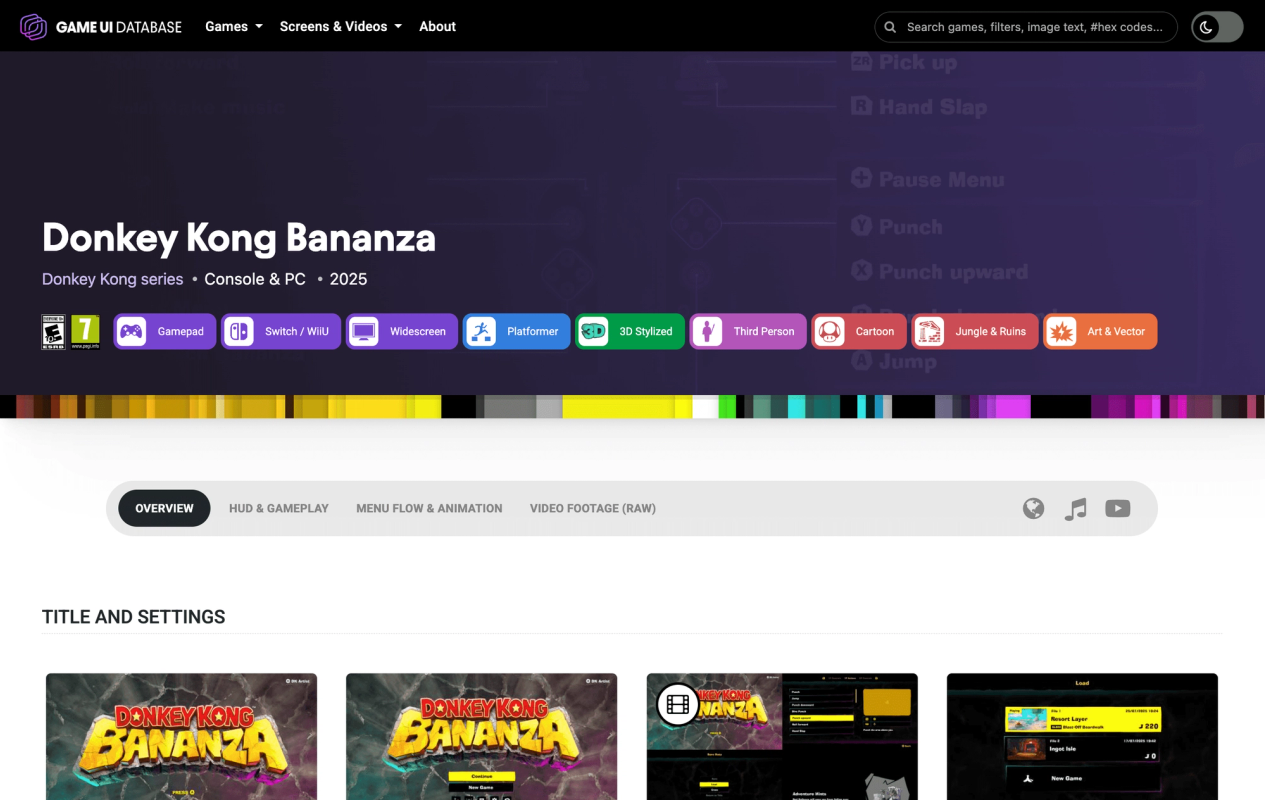 Game UI Database screenshot 4