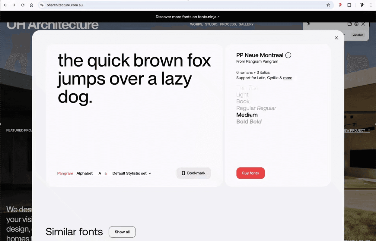 Fonts Ninja screenshot 4