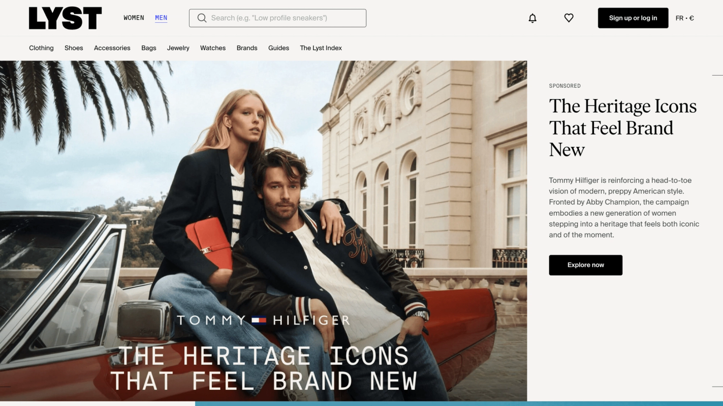 LYST screenshot 1