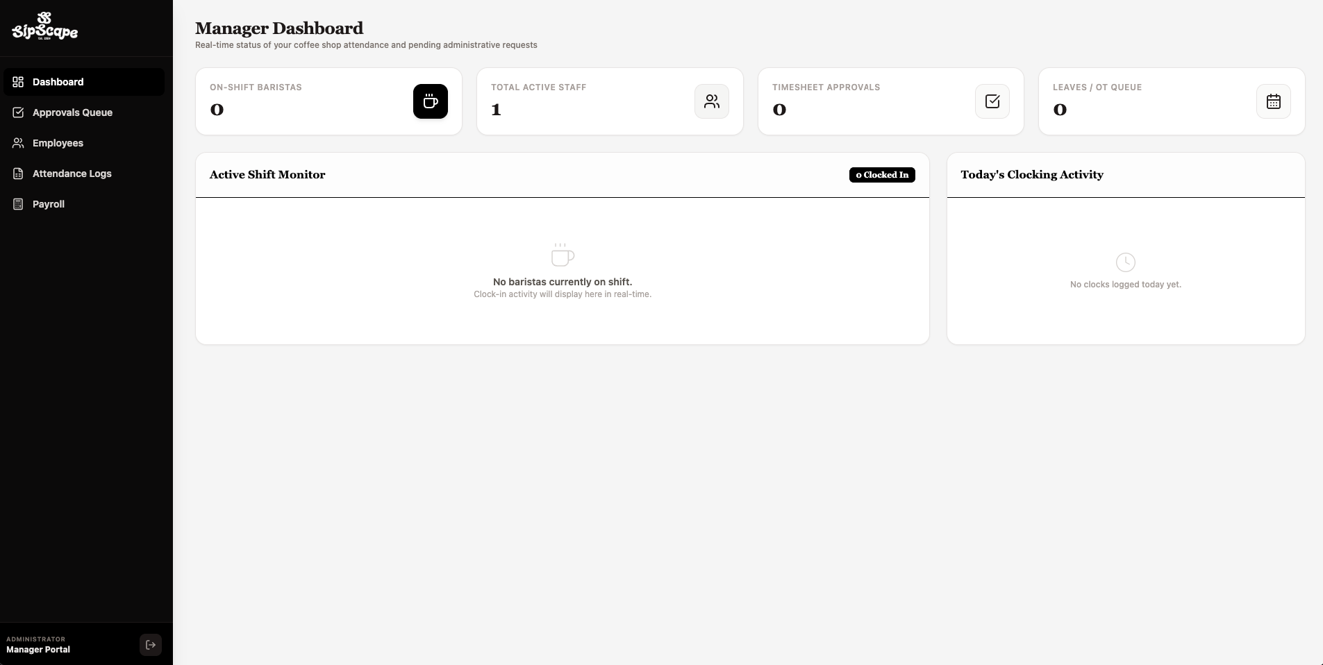 Sipscape Payroll and Attendance System Gallery Image 1
