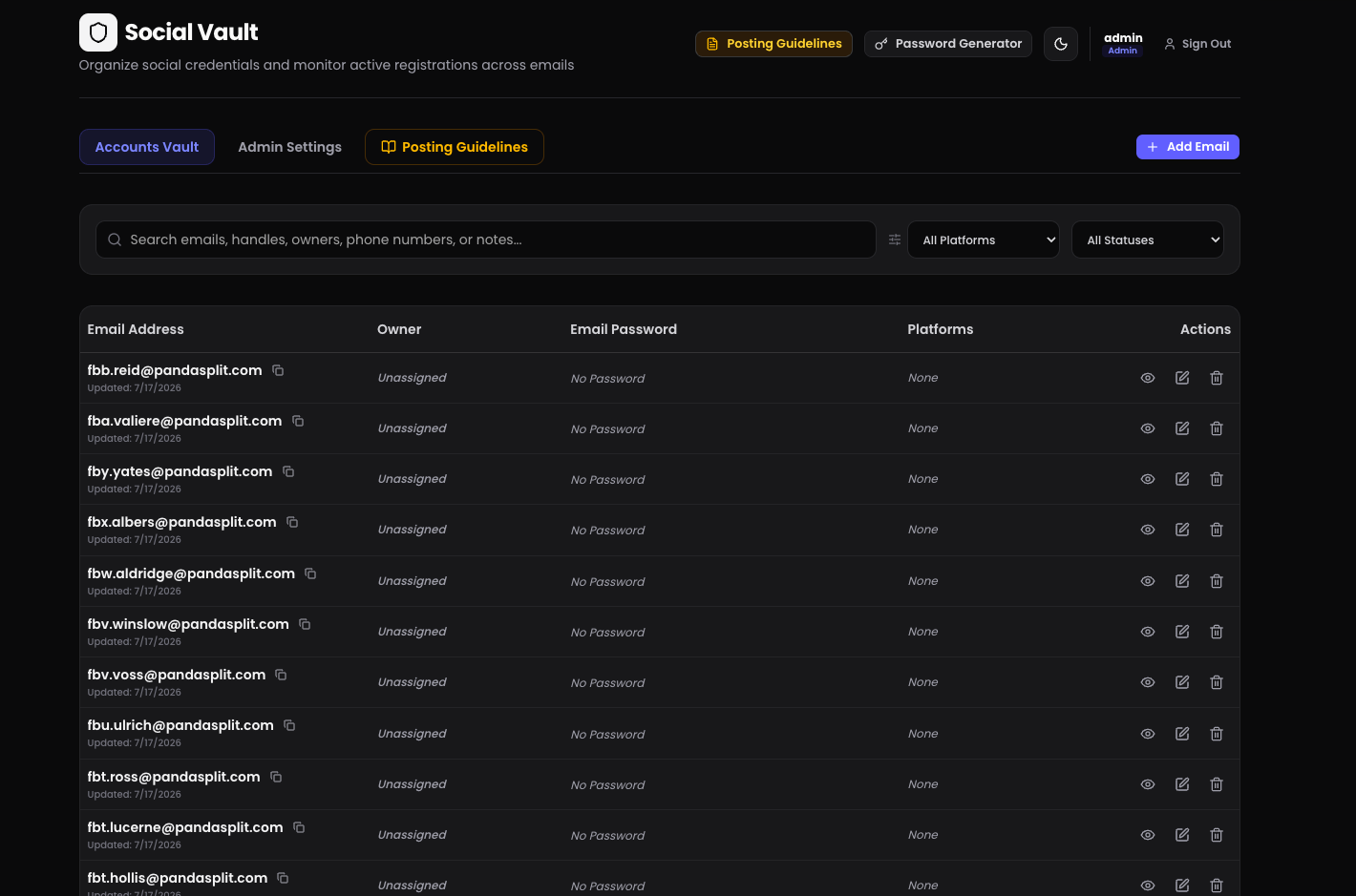 Social Vault