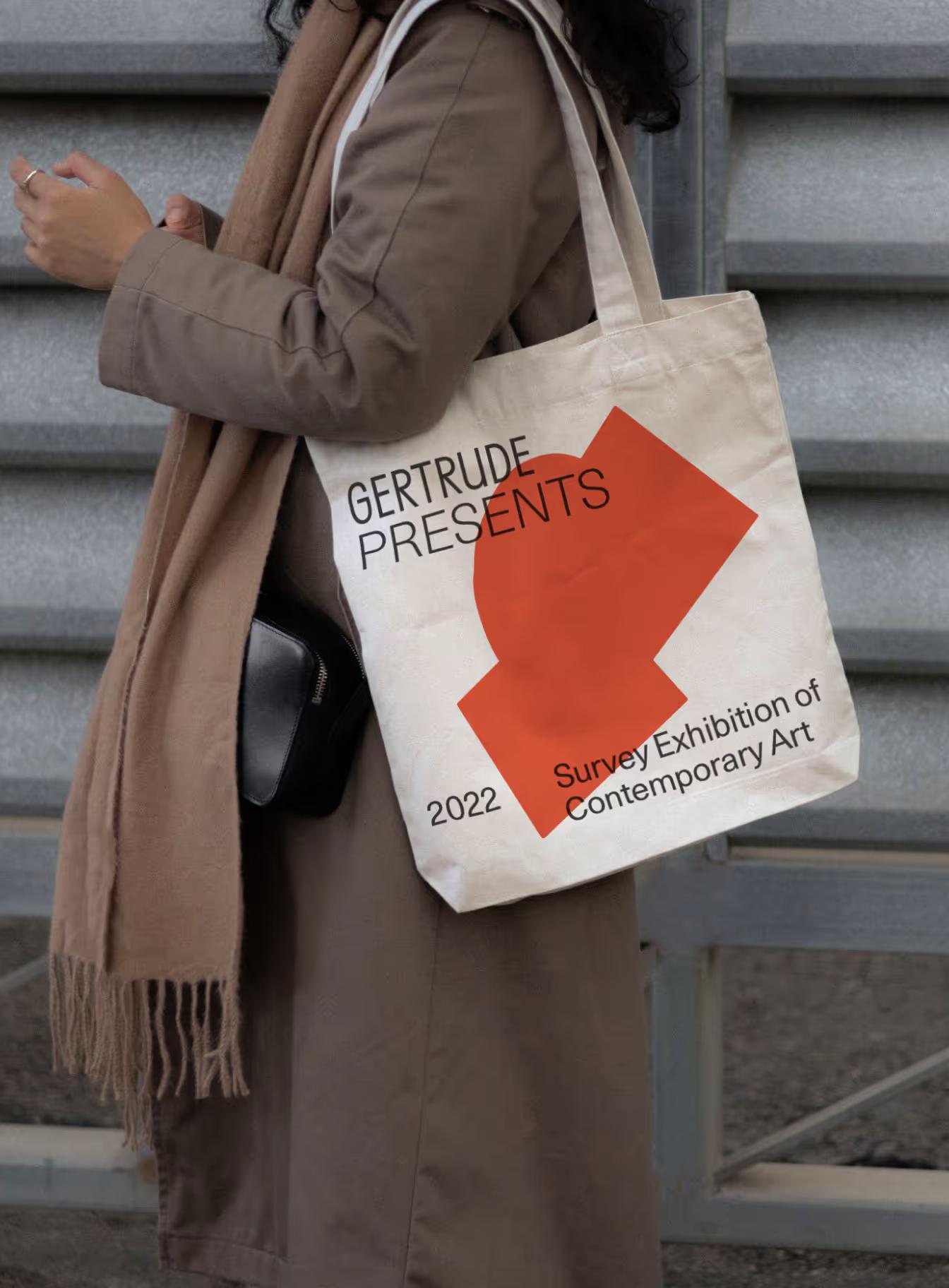Gertrude Presents - Tote Bag With Brand Graphics