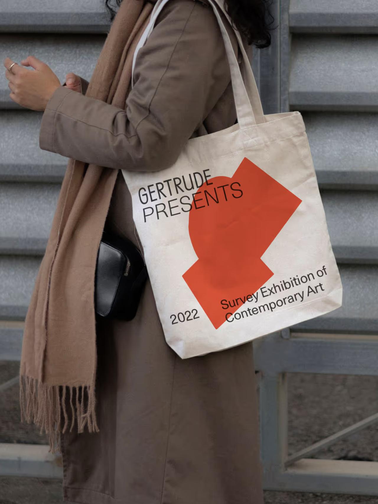 Gertrude Presents - Tote Bag With Brand Graphics