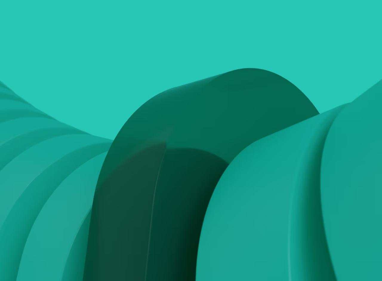 Judi - 3D Green Brand Pattern Graphic 