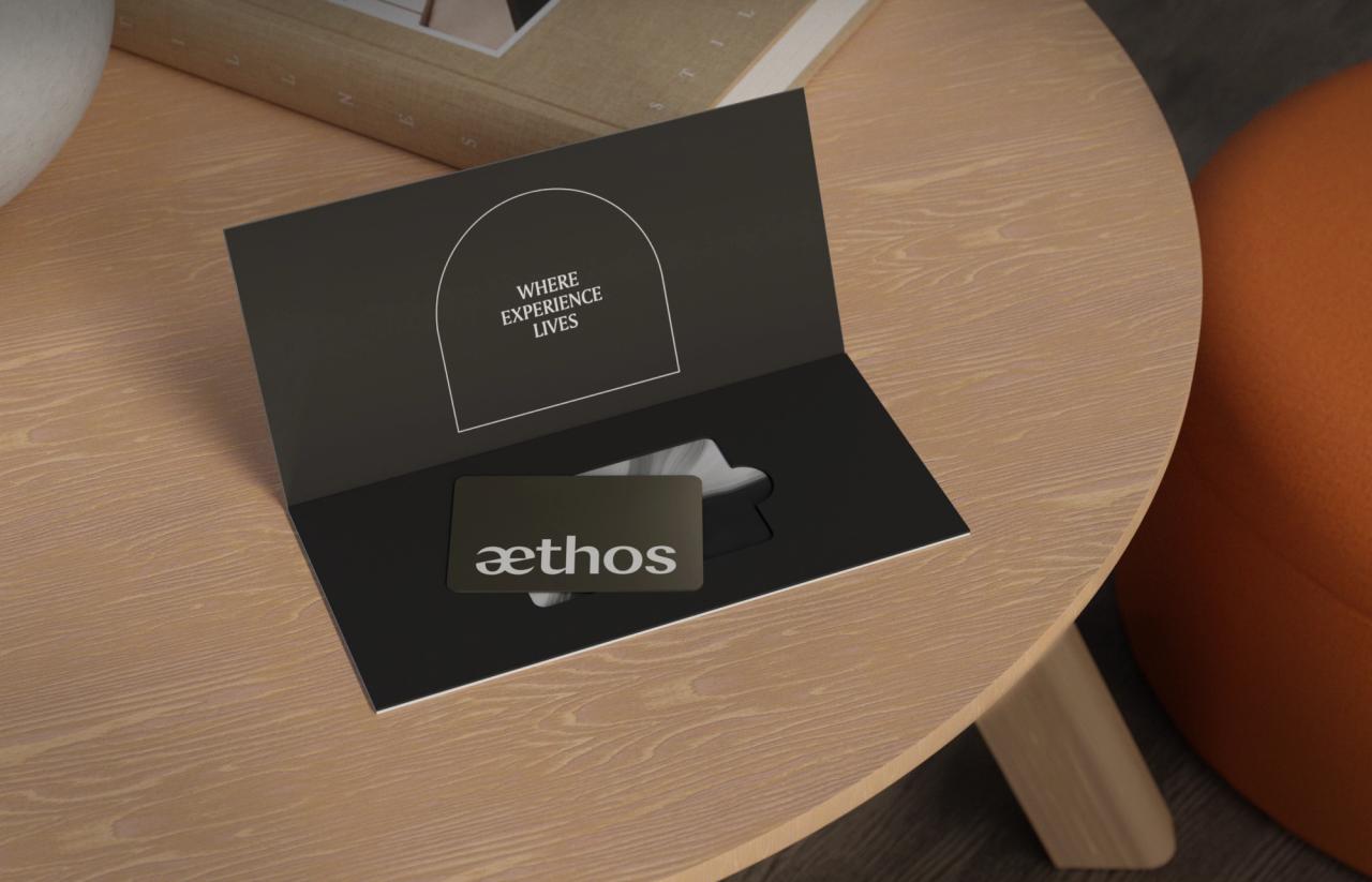 Aethos - Room Keycard + Packaging