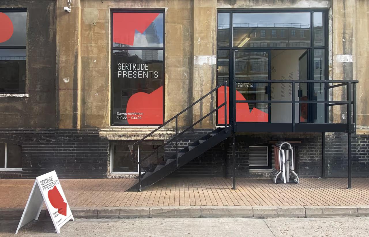 Gertrude Presents - Exhibition Graphics