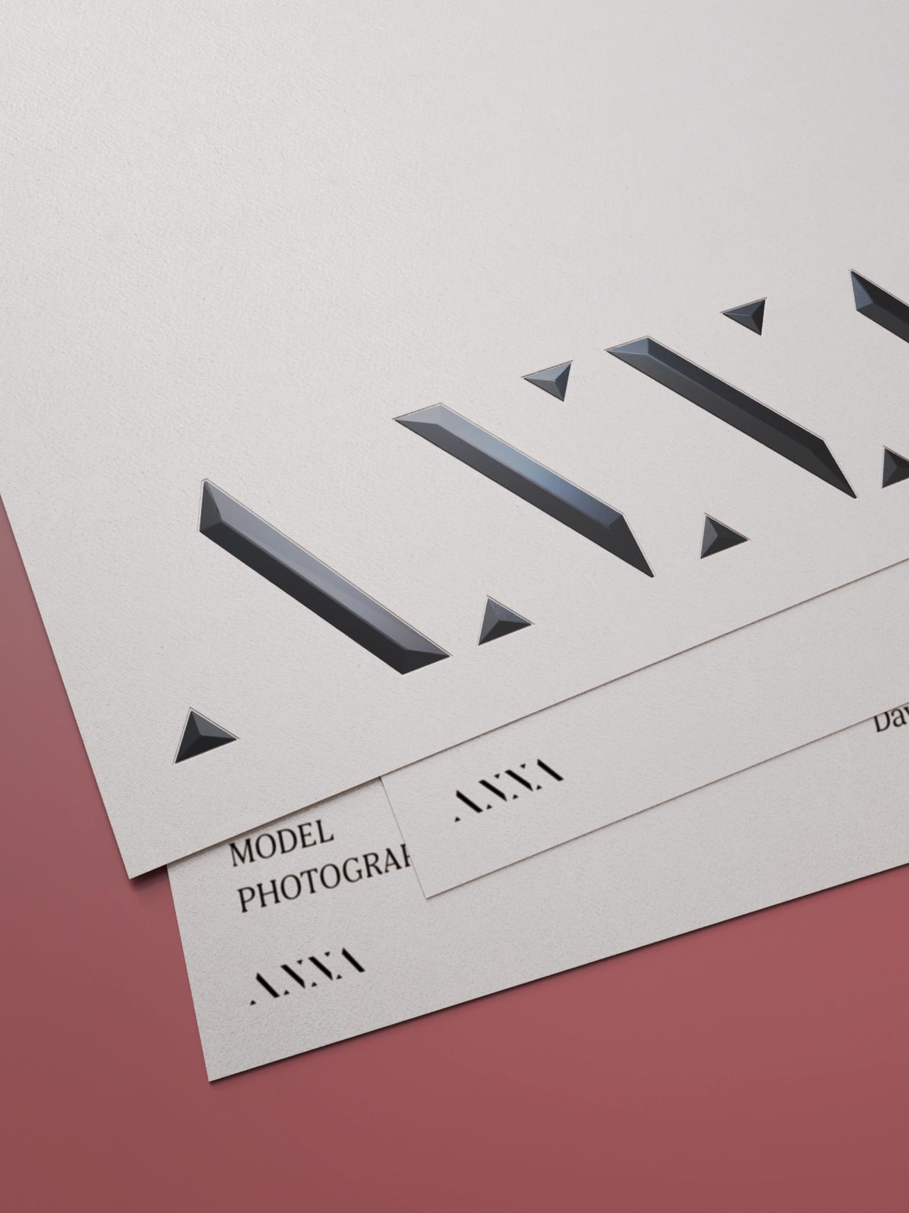 Anna - Closeup image of printed brand materials