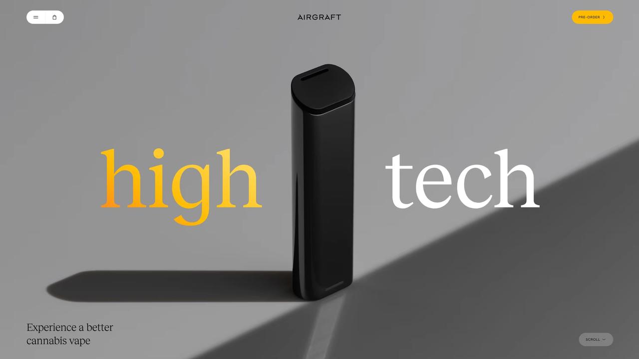 Airgraft - Website Landing Page