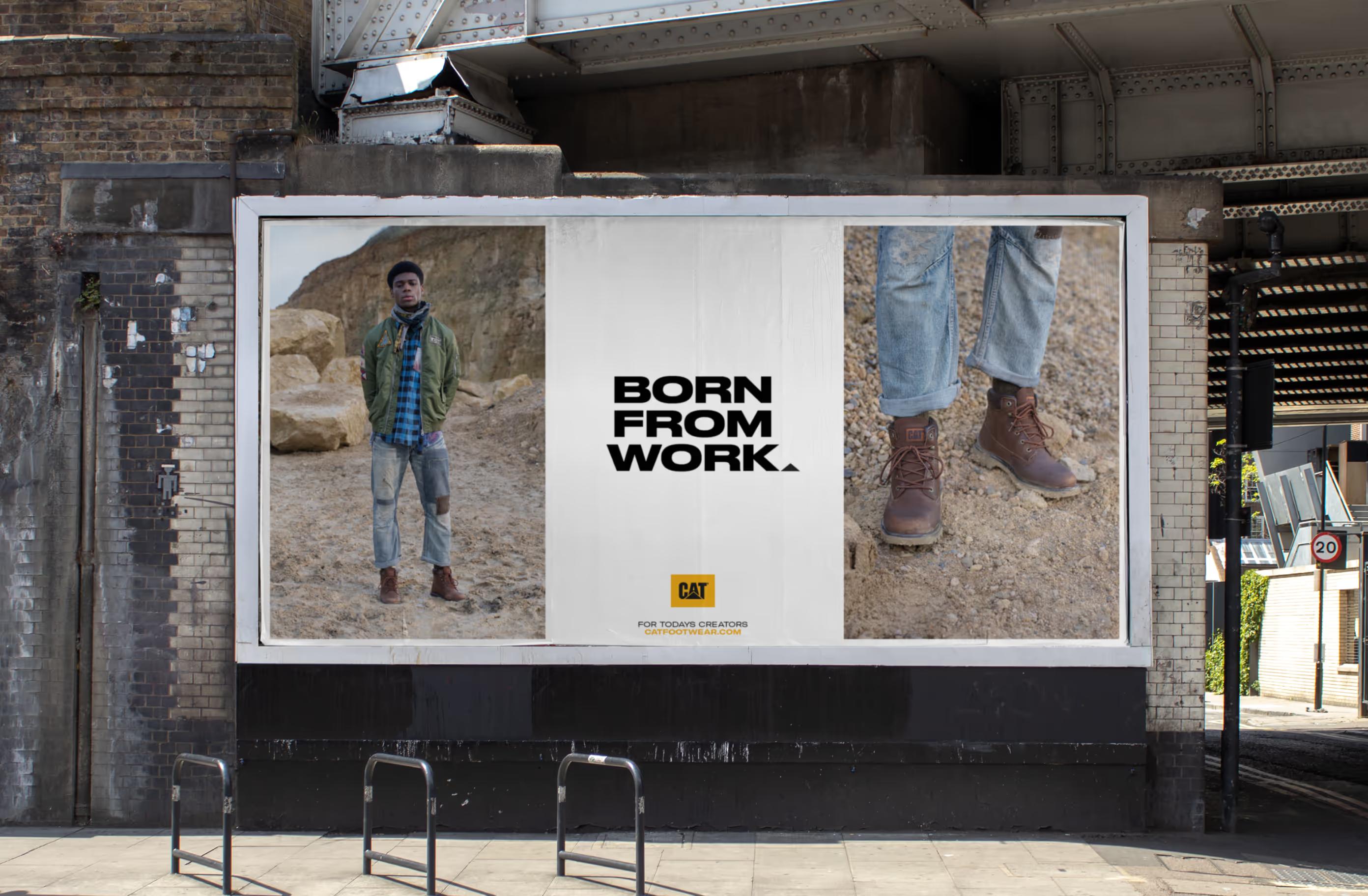 CAT A/W21 48 sheet campaign billboard
