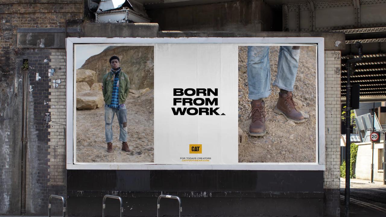 CAT A/W21 48 sheet campaign billboard