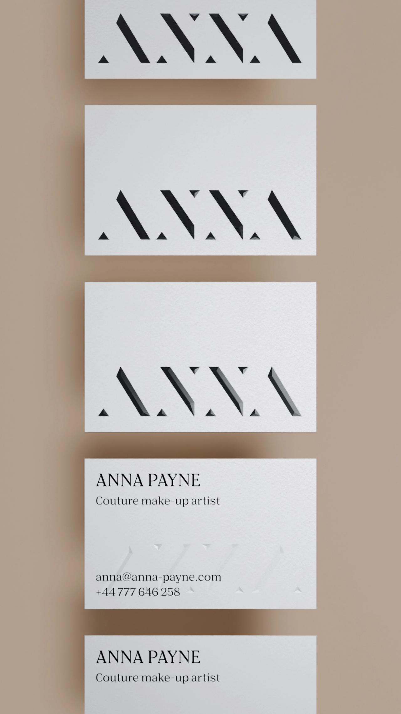 Anna - Printed Business Cards