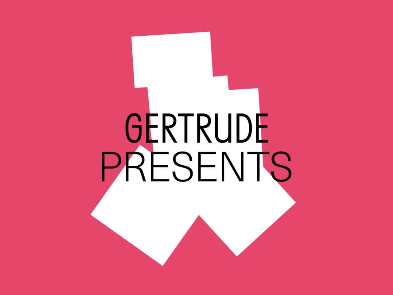 Gertrude Logotype and Brand Pattern