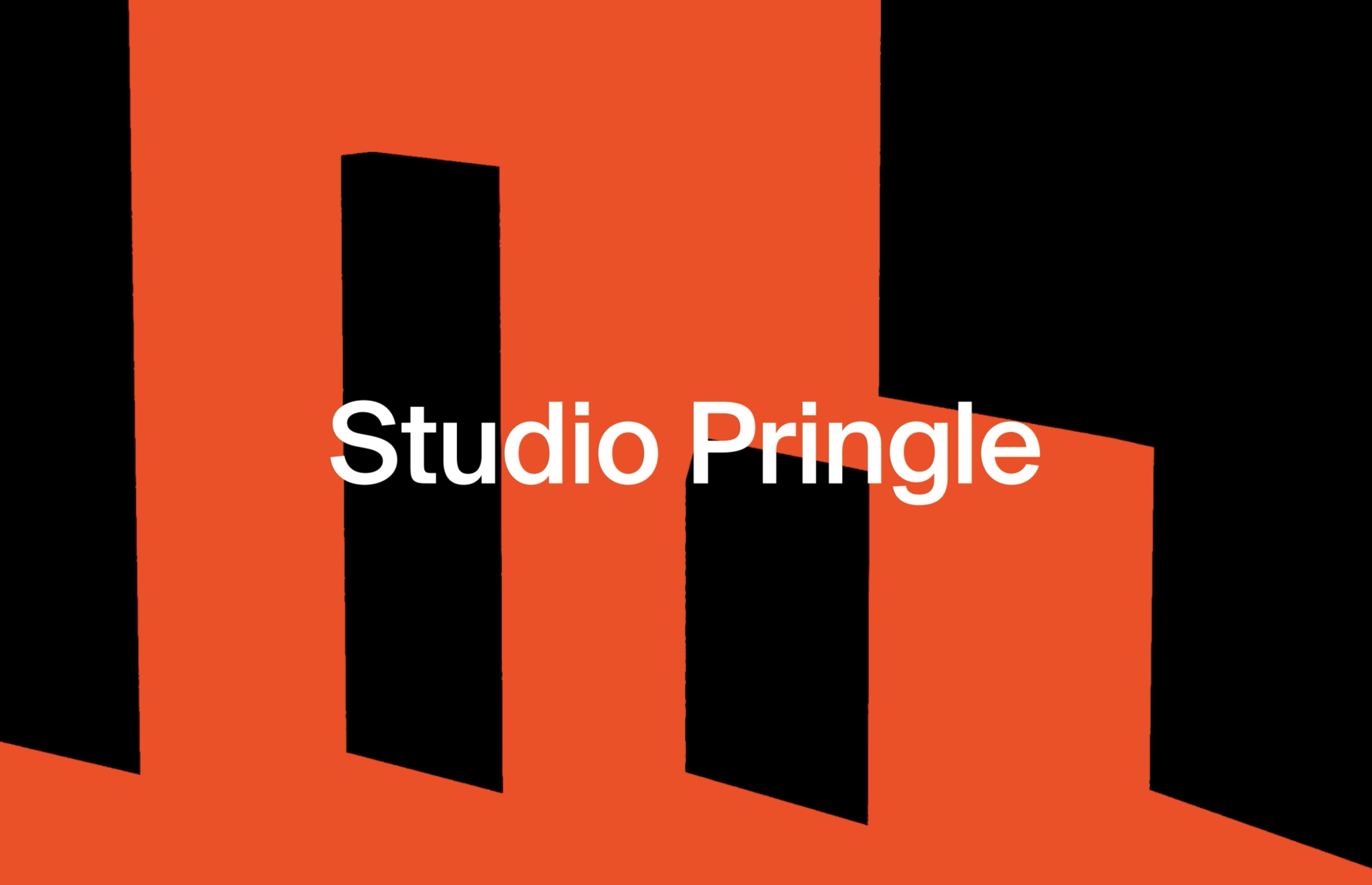 Studio Pringle Logotype and Animated Brand Pattern