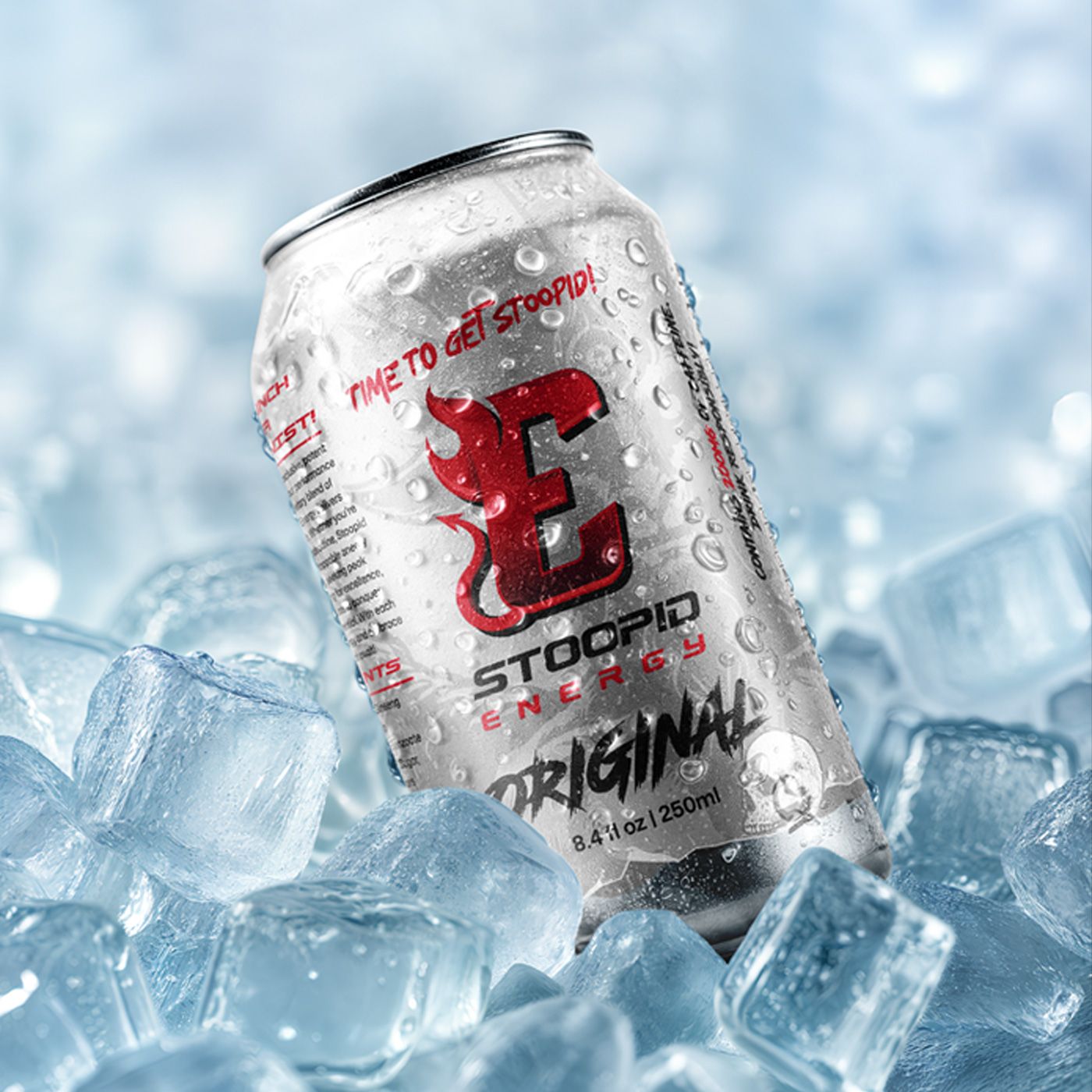 Stoopid Energy Brand Identity + Product Design