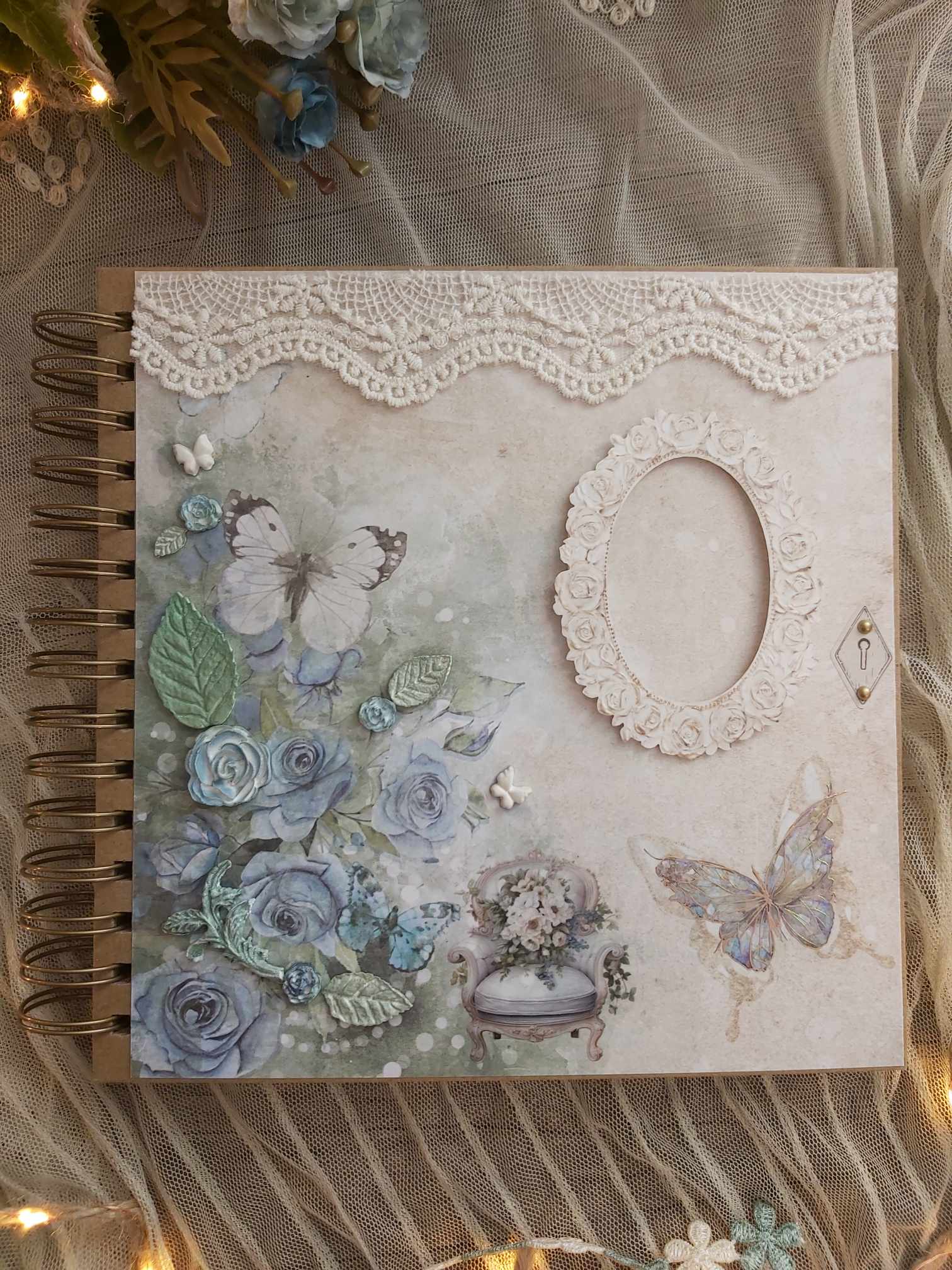 album na fotky vintage scrapbook štýl