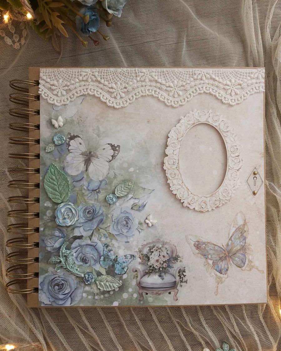 album na fotky vintage scrapbook štýl