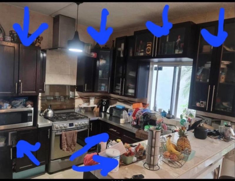 Nos encontramos con una cocina con la que ya tenian viviendo años