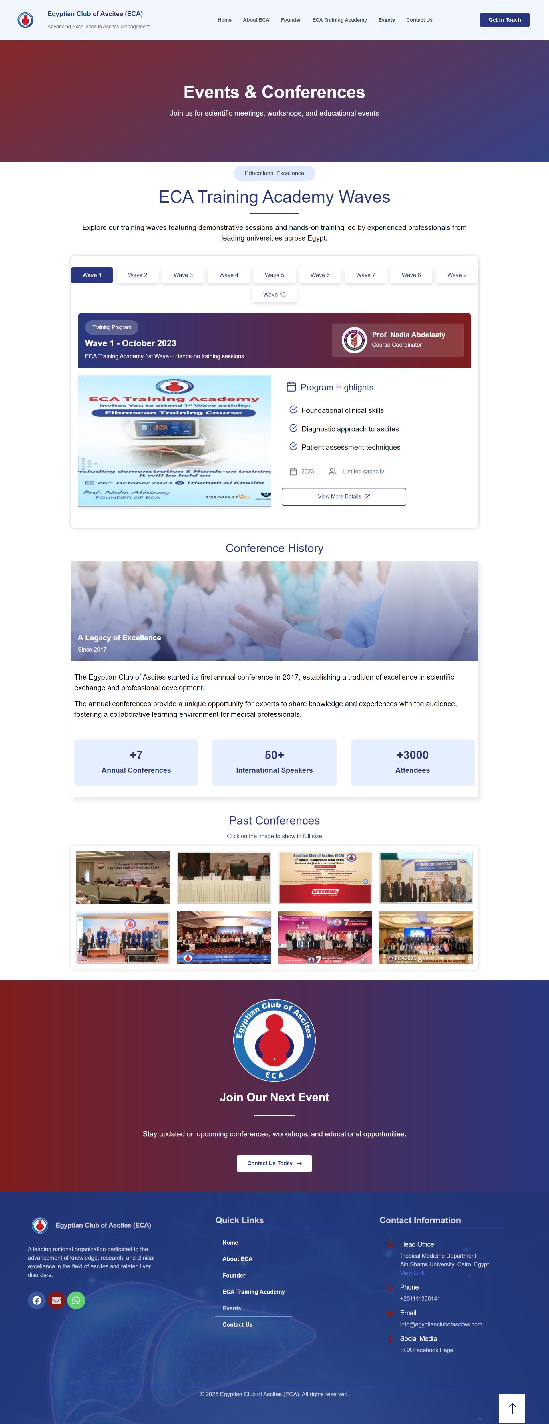 Events Page
