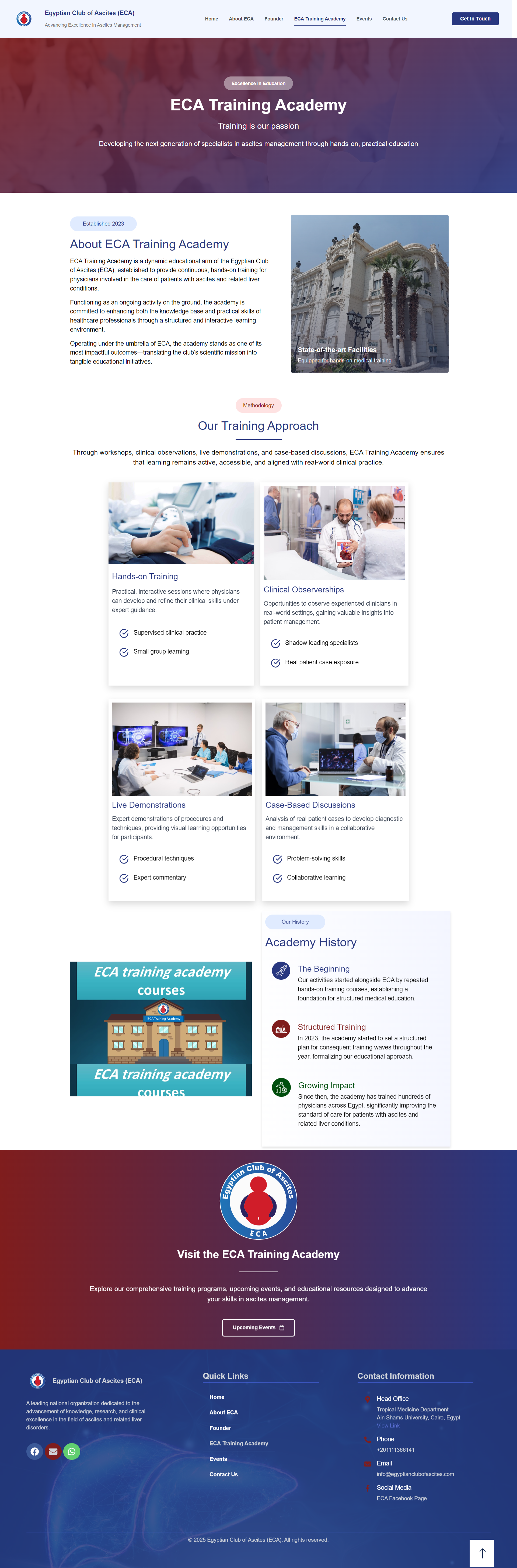 Academy Page