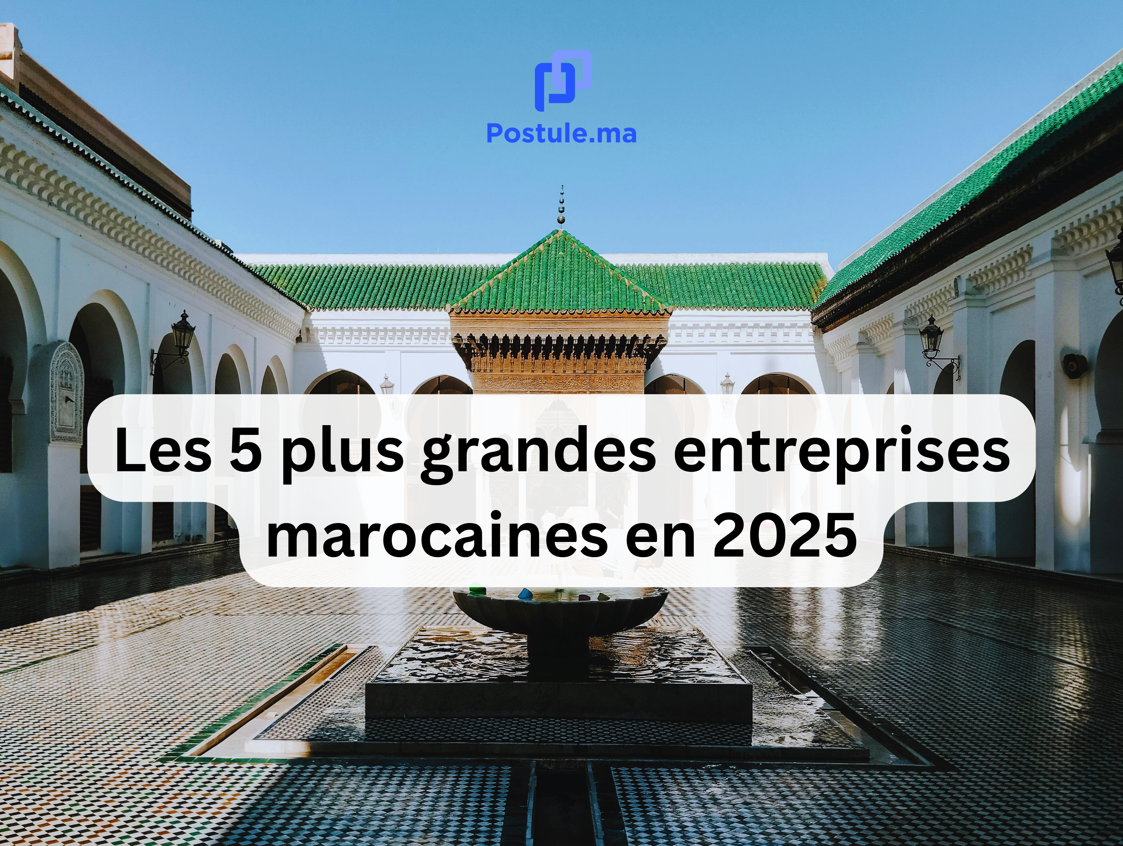 Les 5 plus grandes entreprises marocaines en 2025