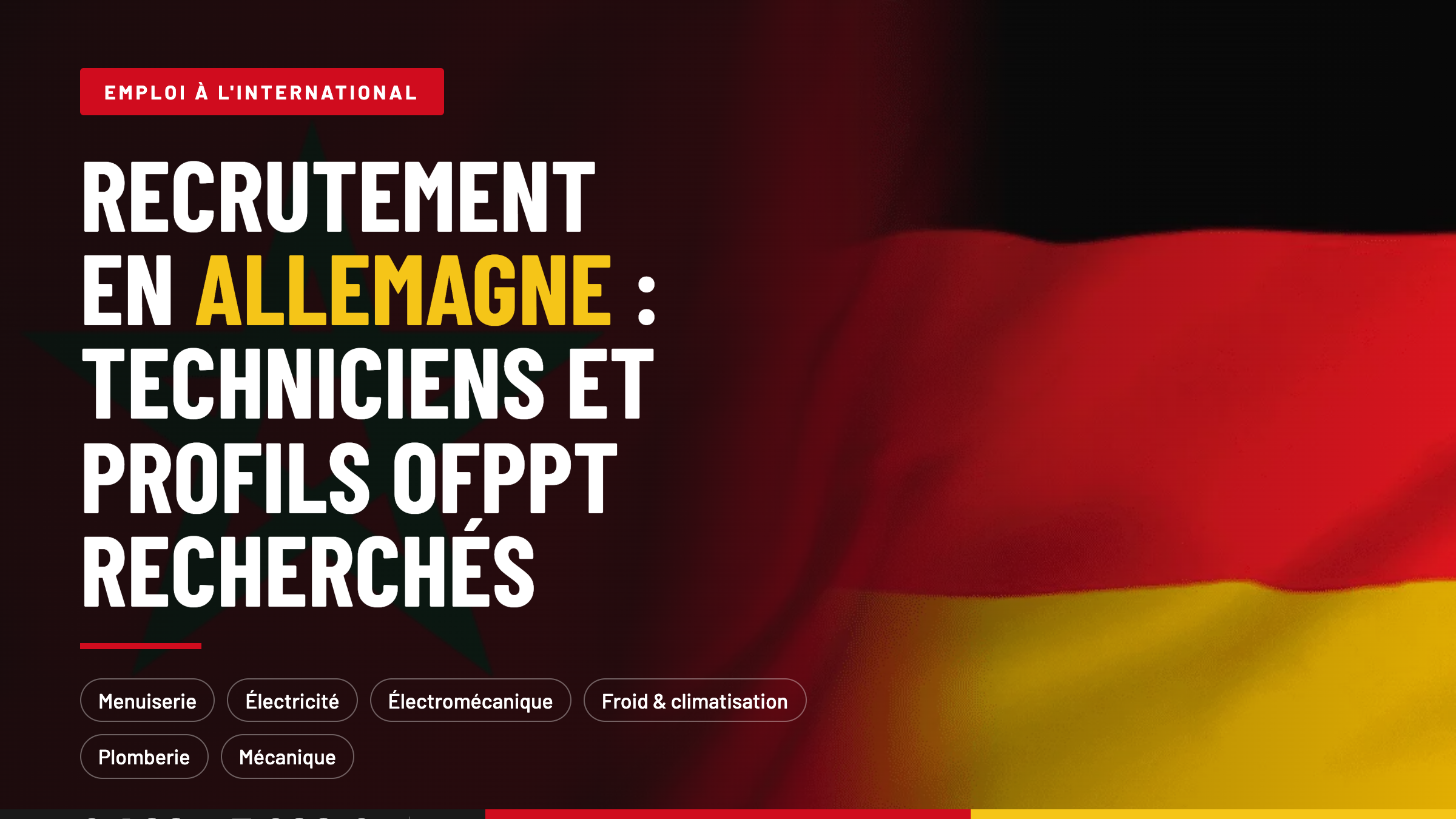 Recrutement en Allemagne : techniciens et profils OFPPT recherchés