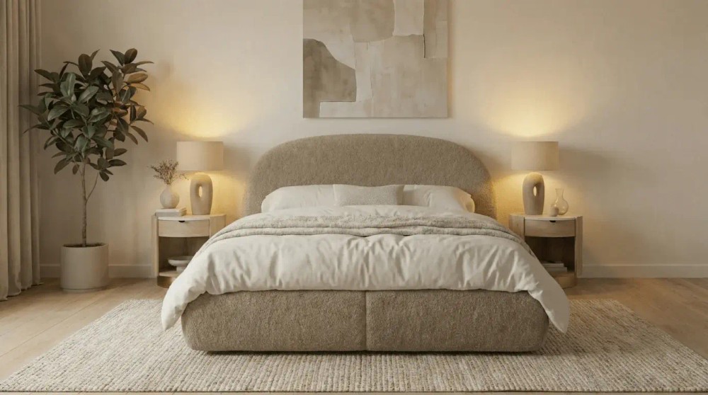 Lit stellia beige