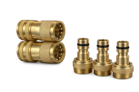 Brass hose fitting