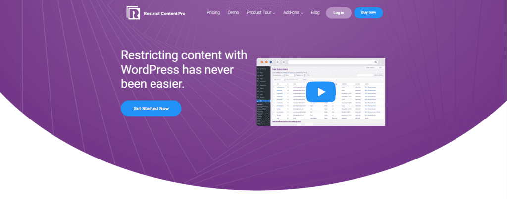 Restrict Content Pro Membership Plugin