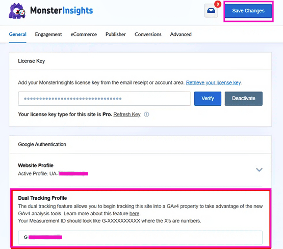google analytic4 setup and track