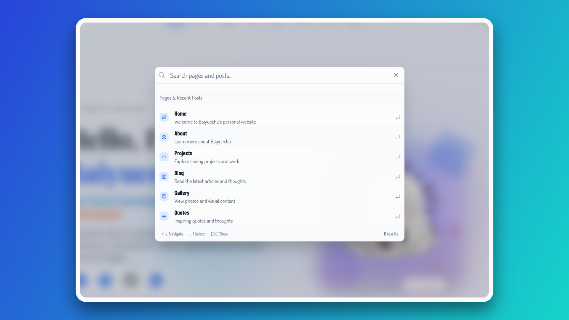 Search Bar Feature