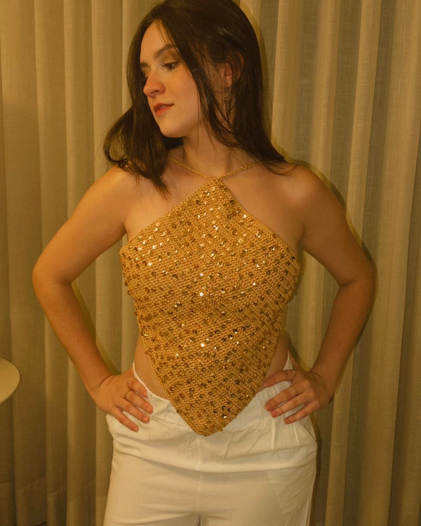 Top Linea com Lantejoulas  - Foto 1