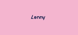 Lenny front page logo