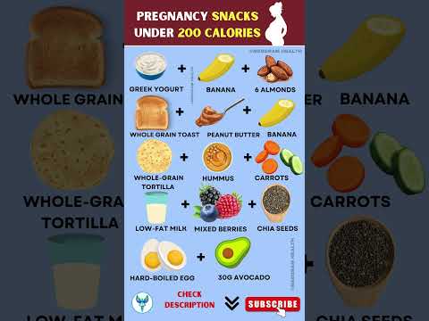 Watch: Foods to Eat During Pregnancy : Healthy Snacks Under 200 Calories #pregnancy #health #food #diet