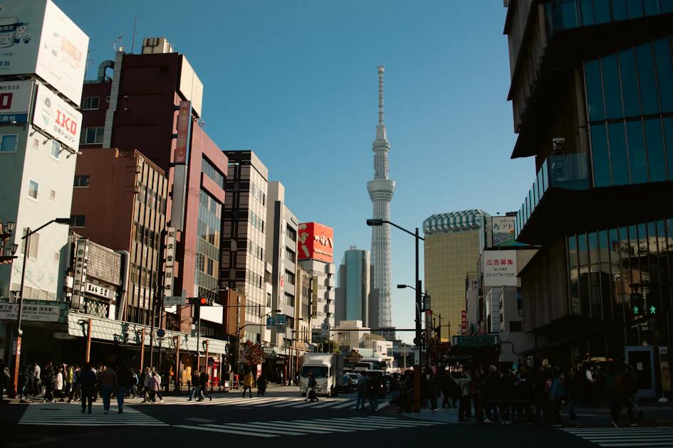 Beautiful places Japan Tokyo modern city