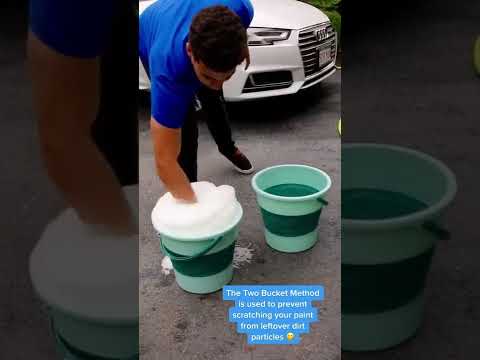 Watch: Two Bucket Method #cars #cardetail #carwash