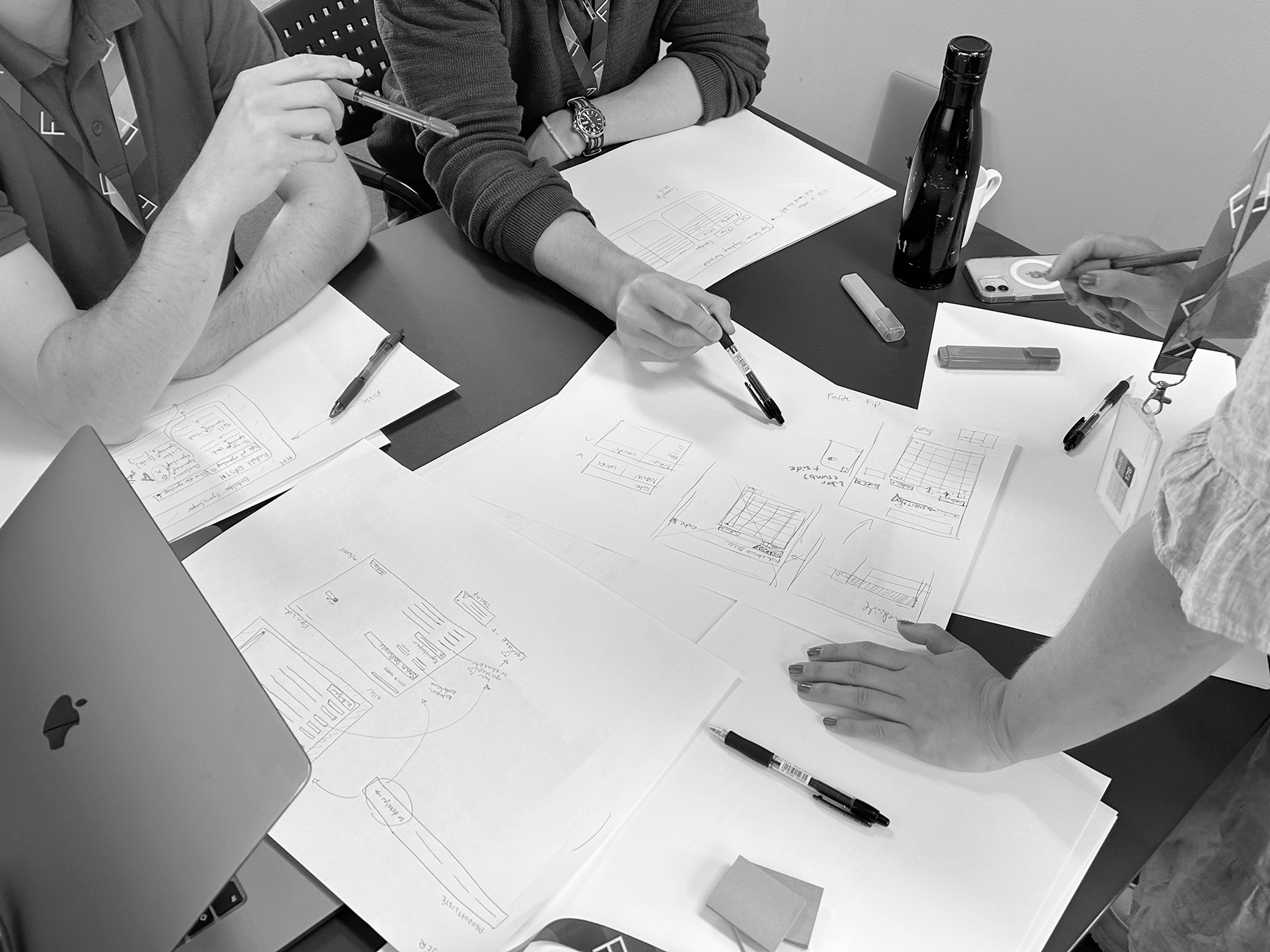 Sketching wireframes