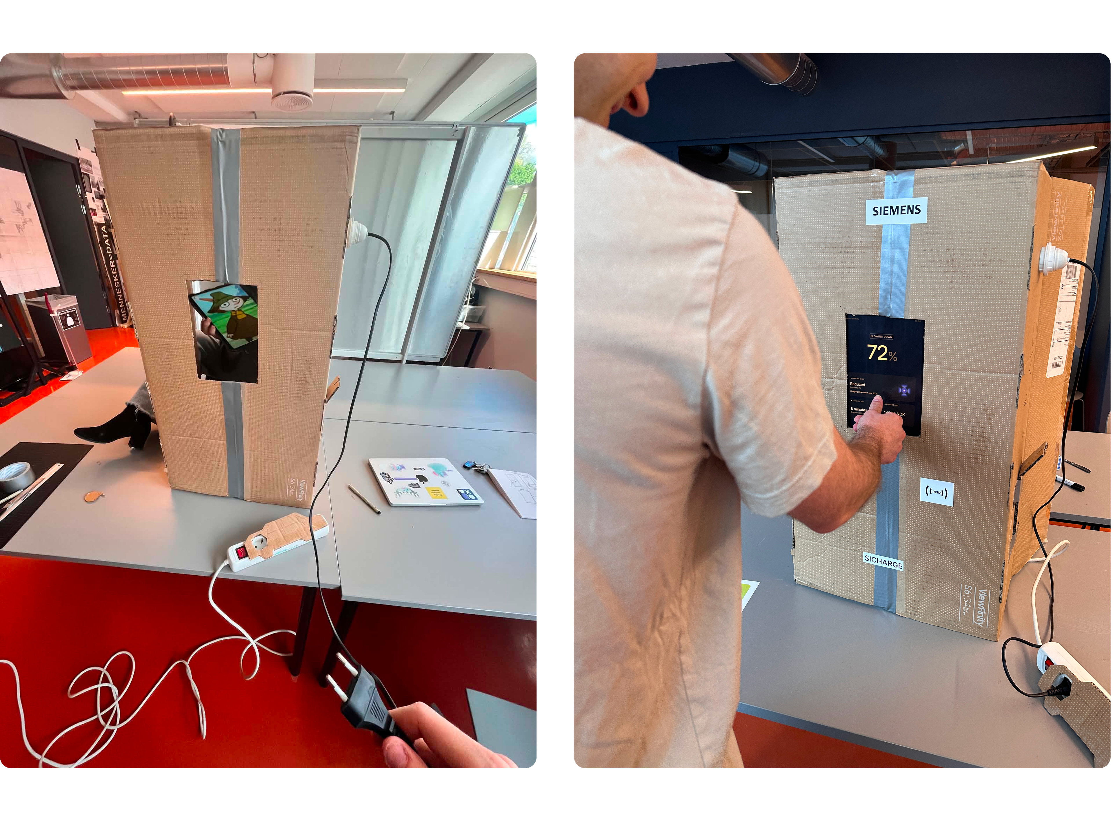 Prototype used for user testing