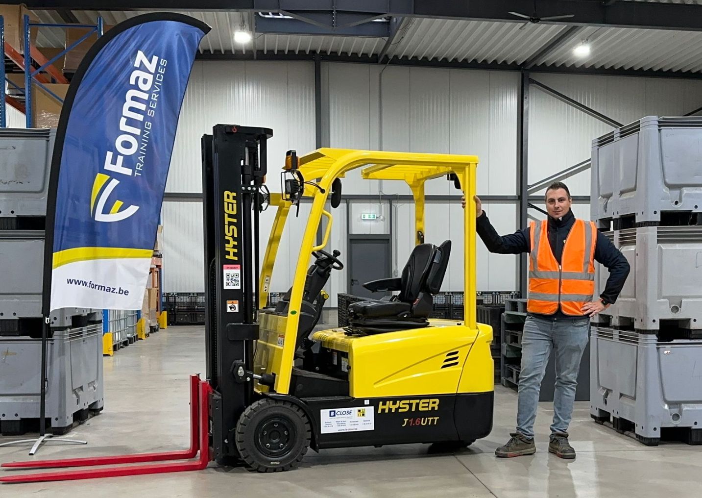 Our new forklift - Hyster