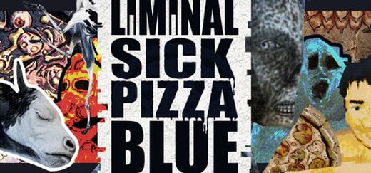 Liminal Sick Pizza Blue