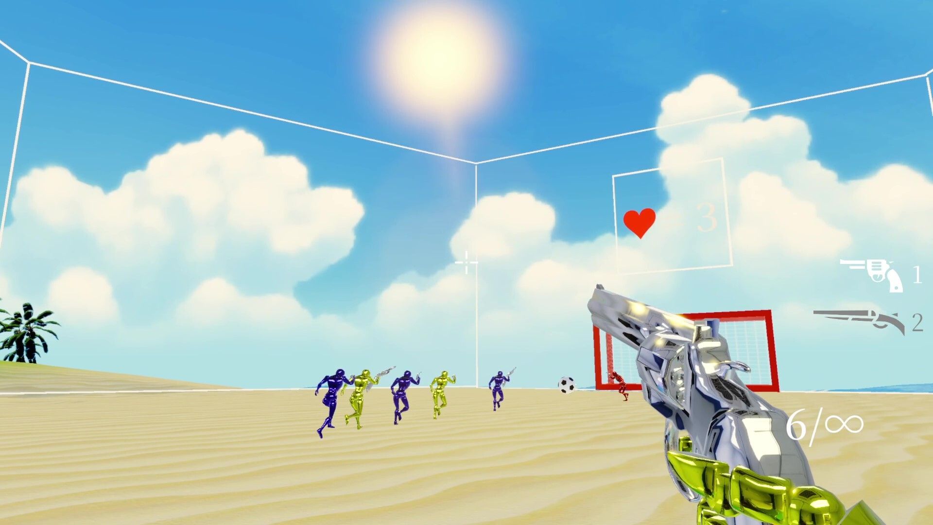 手槍サッカー スクリーンショット 3