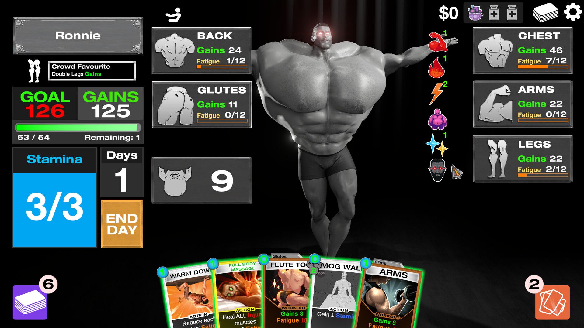 GET YOKED: Extreme Bodybuilding スクリーンショット 7