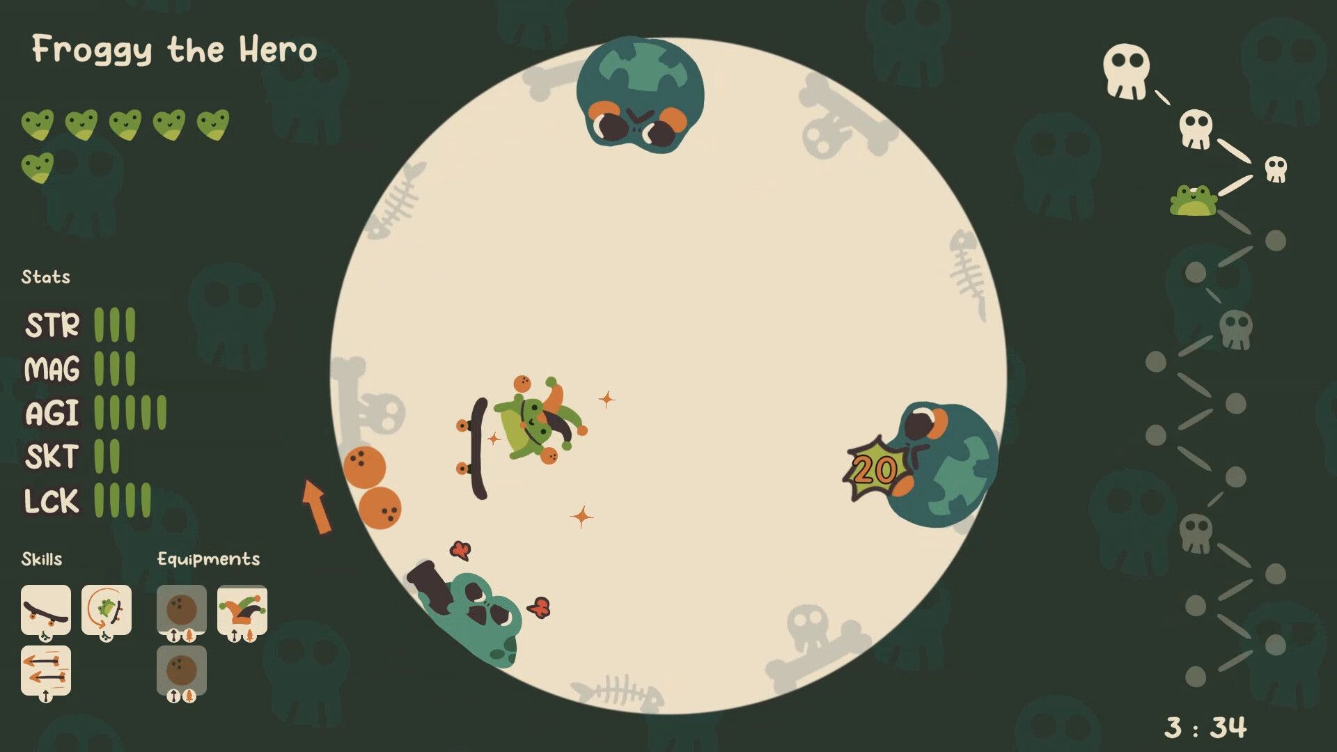 Froggy's Battle スクリーンショット 2