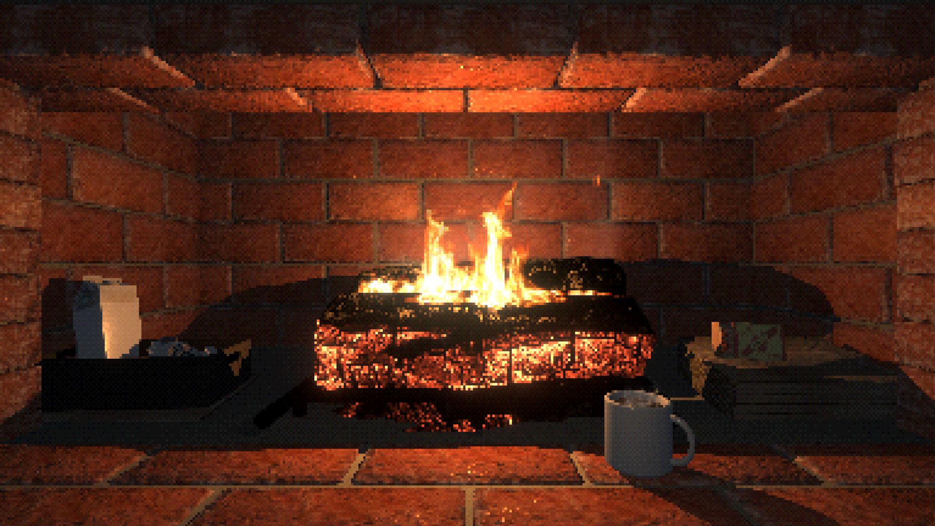 Virtual Interactive Fireplace スクリーンショット 1