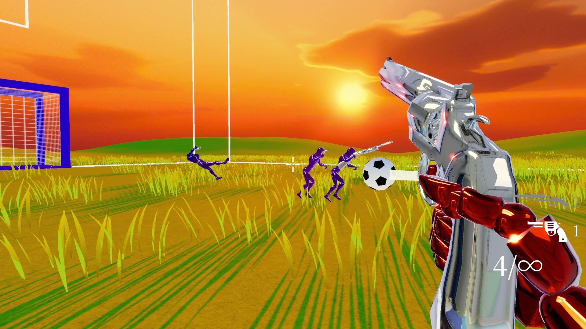 手槍サッカー スクリーンショット 2