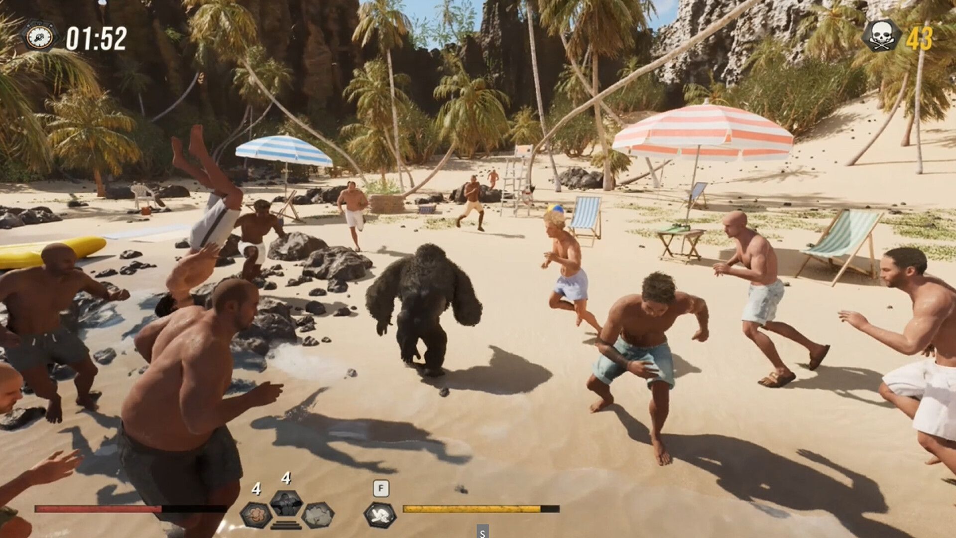 Gorilla Vs 100 Men スクリーンショット 4