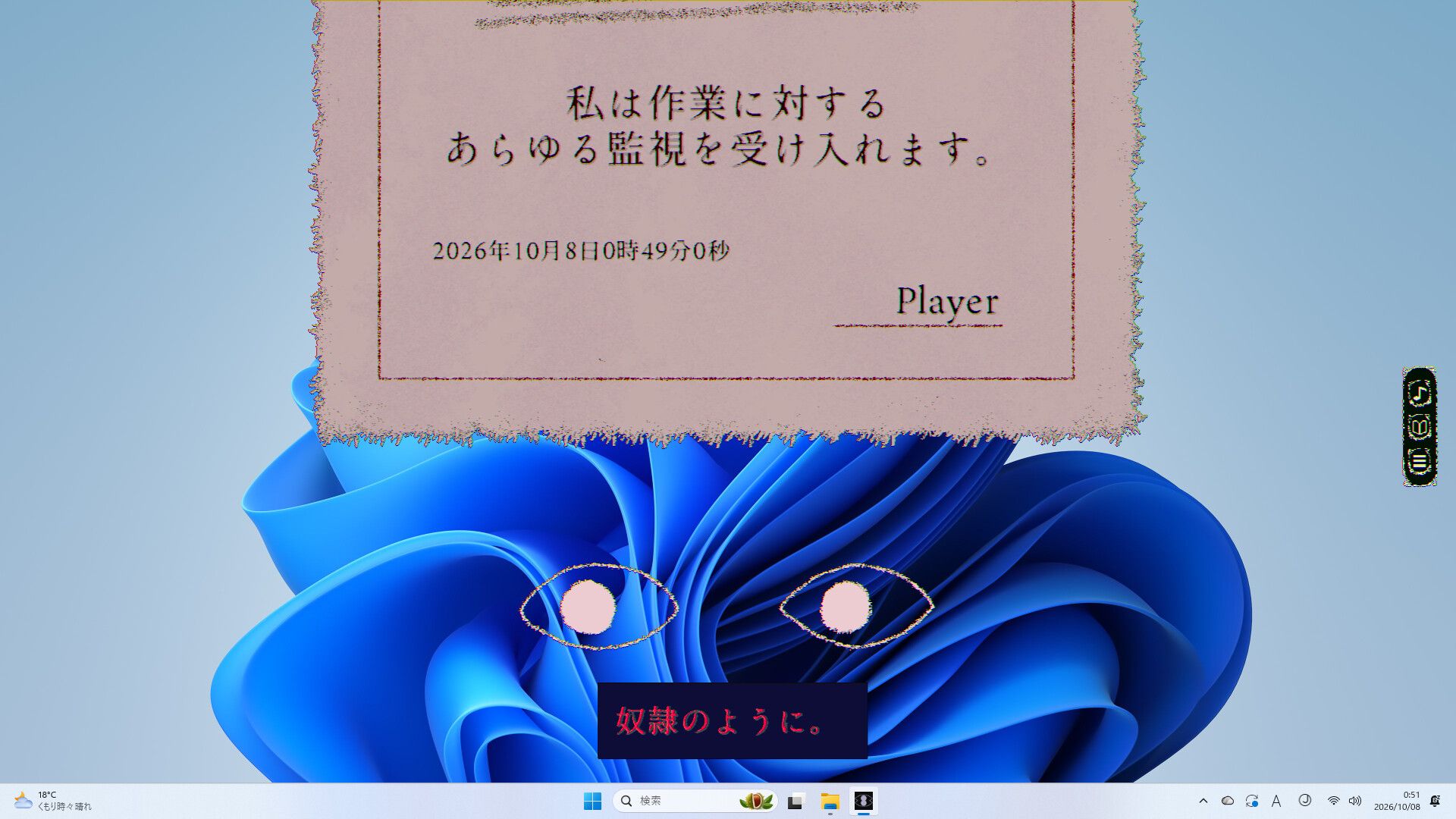 Dyping Working: 作業監視ゲーム スクリーンショット 2