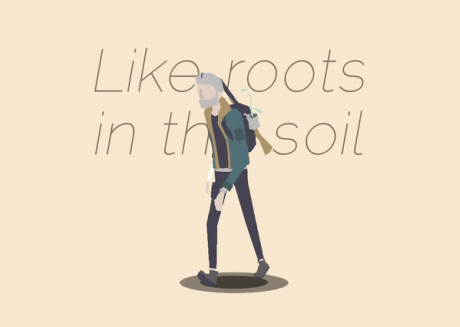 Like roots in the soil